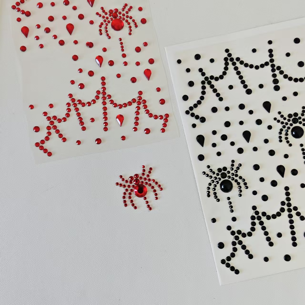 Halloween Party Supplies - Adesivi di Halloween per Trucco Viso,