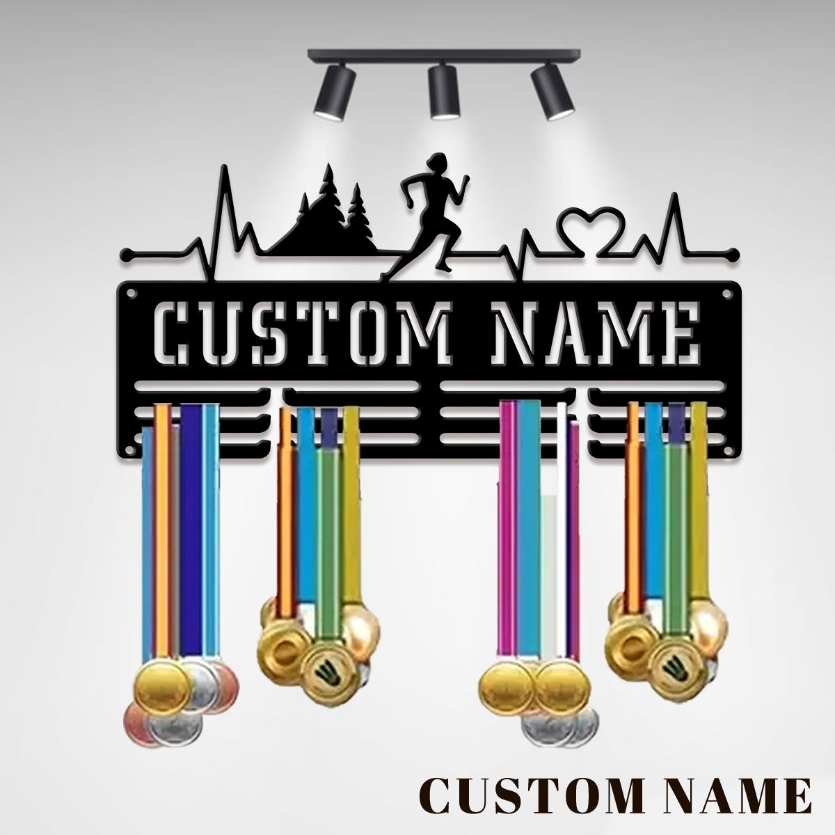 Halloween Party Supplies - Espositore Personalizzato per Medaglie Sportive in