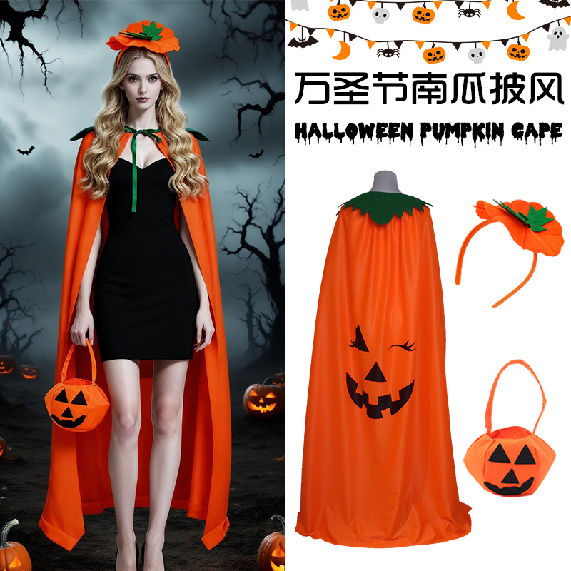 Pumpkin Lantern Halloween - Set Costume da Zucca di Halloween,