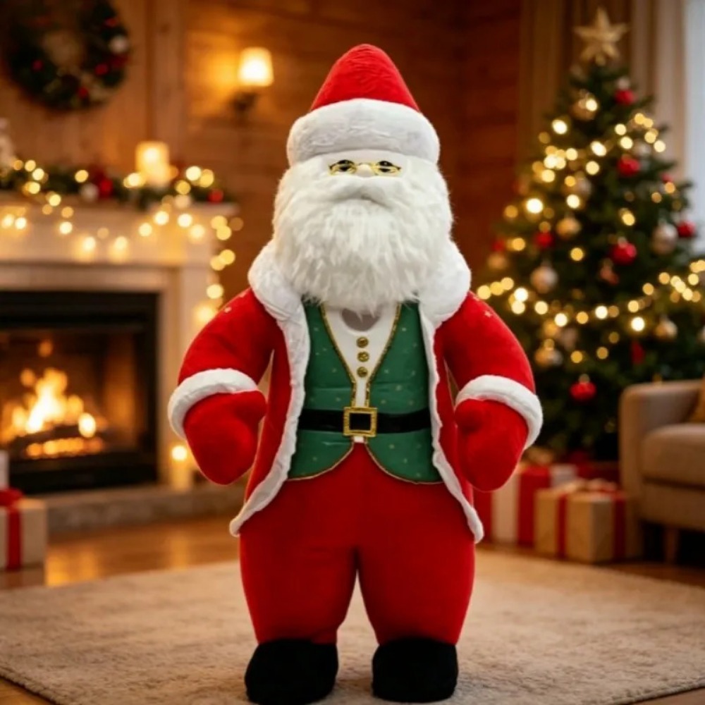 Halloween Costume Adult - Costume da Mascotte di Babbo Natale
