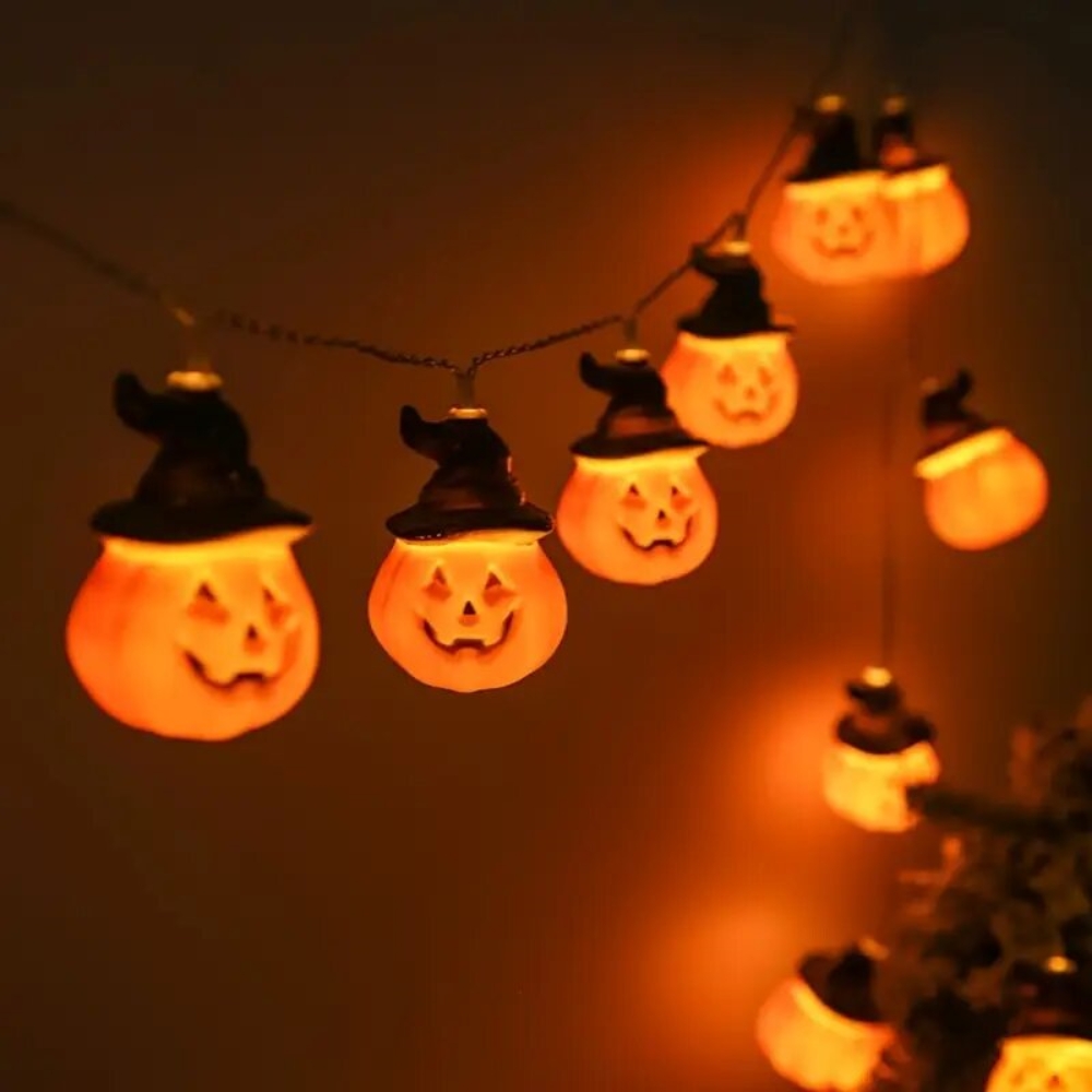Luci a stringa a LED a forma d - Halloween Led String Lights Orange recensione e prezzo
