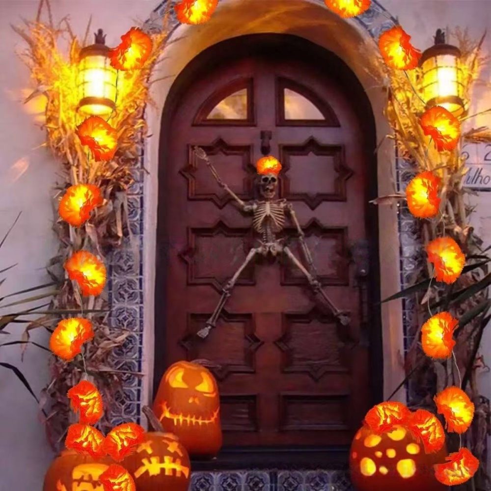 Luci a Stringa LED a Forma di  - Halloween Led String Lights Orange recensione e prezzo