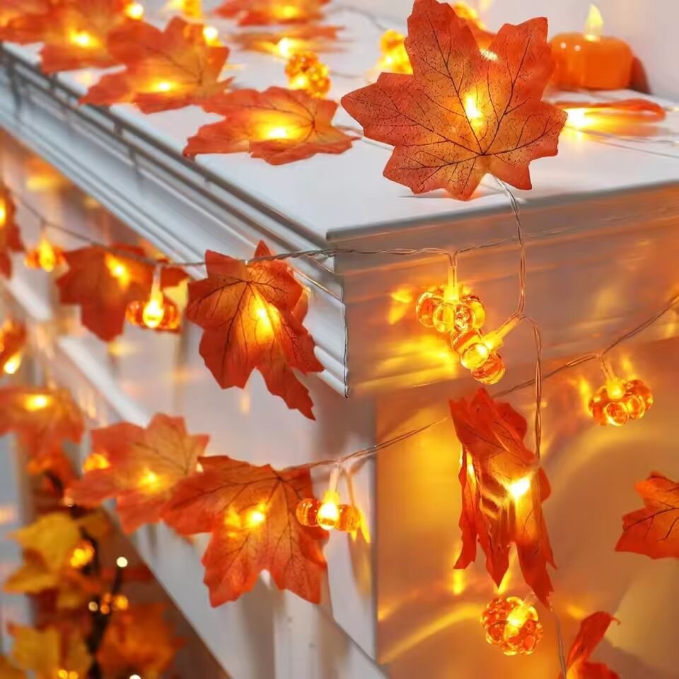 Luci a stringa di Halloween co - Halloween Led String Lights Orange recensione e prezzo