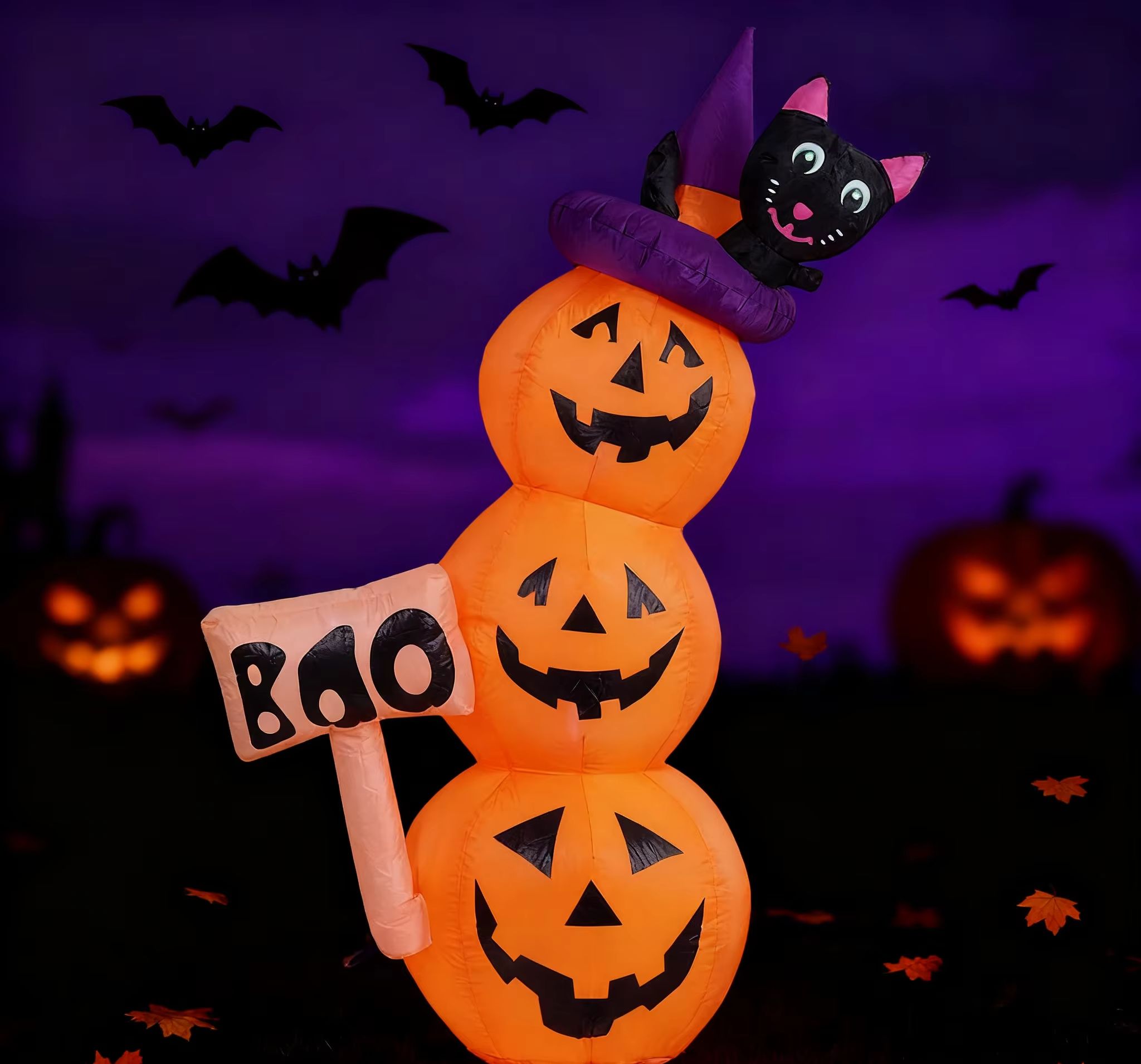 Decorazione da Giardino Gonfia - Halloween Pumpkin Decor Led recensione e prezzo