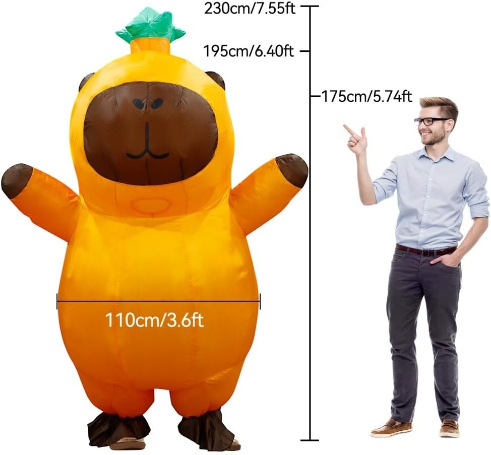 Costume Gonfiabile da Capibara - Halloween Costume Adult recensione e prezzo