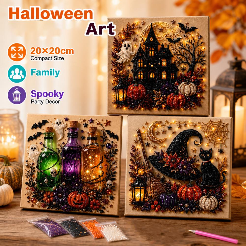 Kit Artistico 3D con Perle per - Pumpkin Lantern Halloween recensione e prezzo