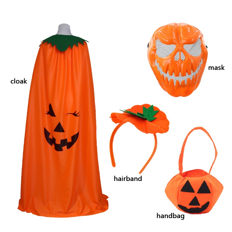 Set Costume da Zucca di Hallow - Pumpkin Lantern Halloween recensione e prezzo