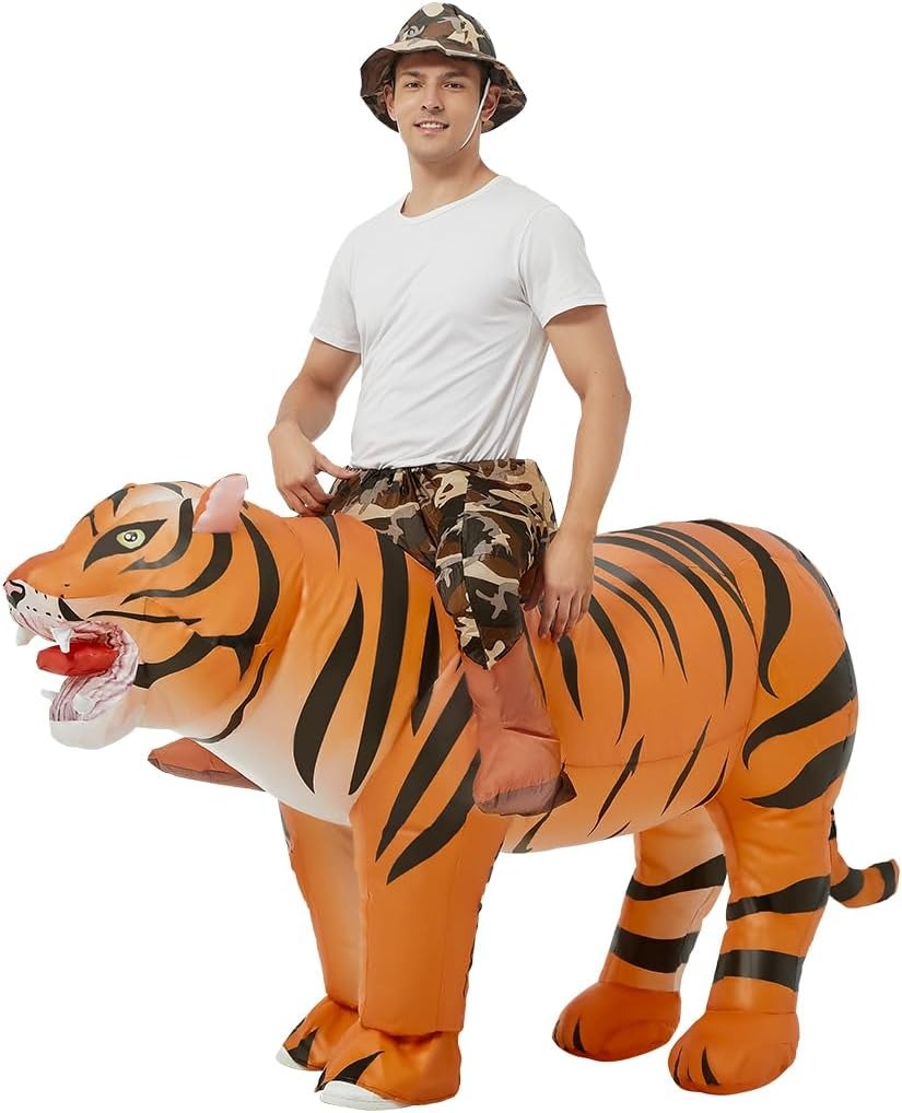 Costume da tigre gonfiabile pe - Halloween Costume Adult recensione e prezzo